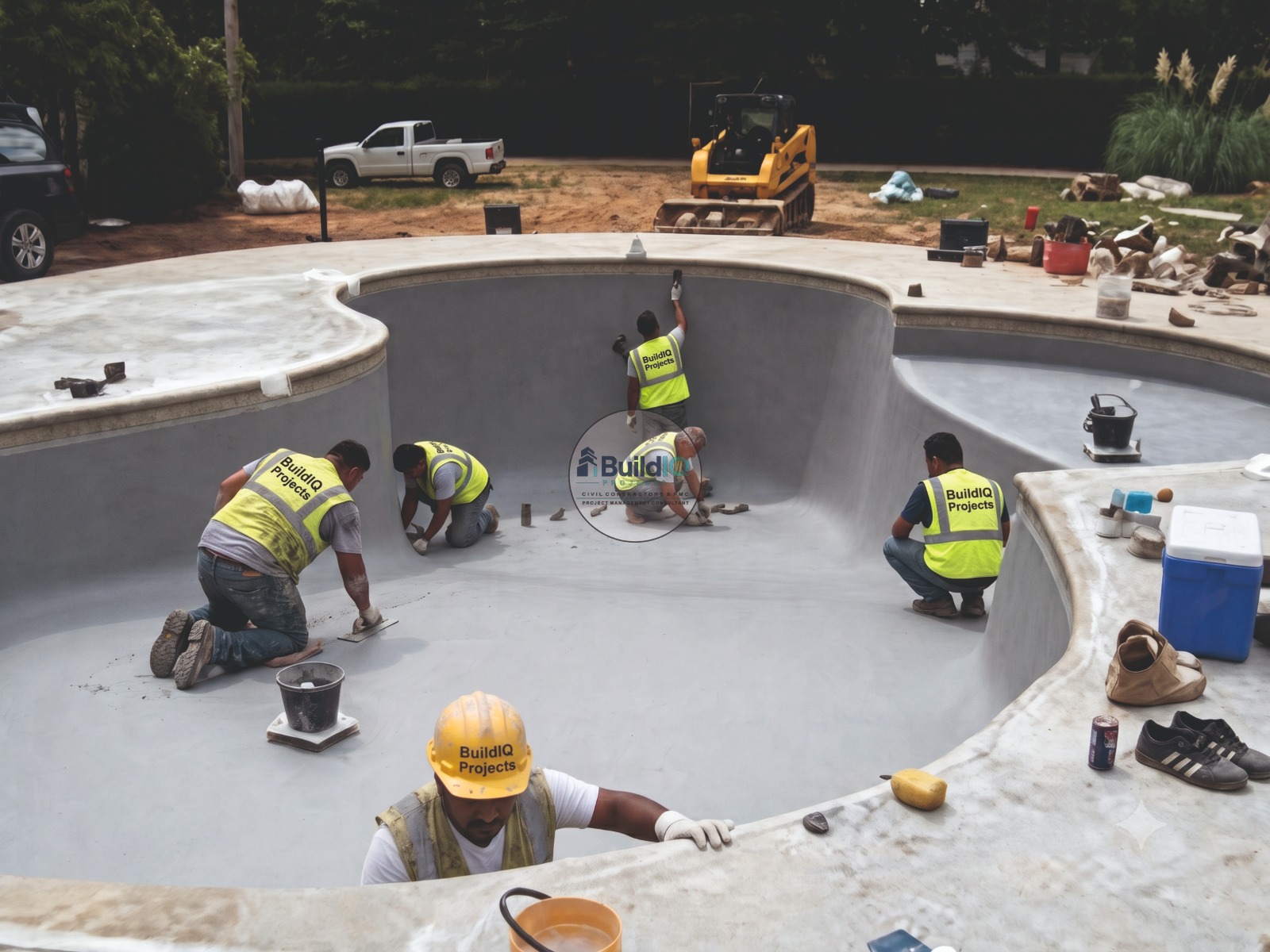 Terrace Elastomeric Liquid Membrane Waterproofing Application